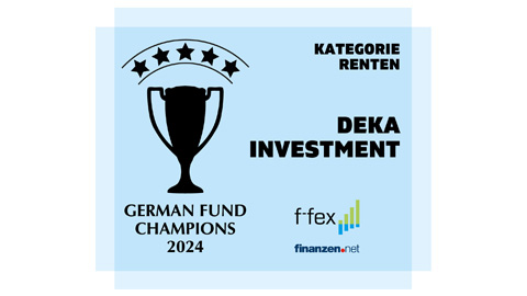 Signet of the German Fund Champions 2024 in the bonds category