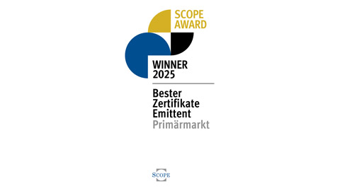 Signet of the Scope Awards 2024 for the best certificate issuer in the primary market