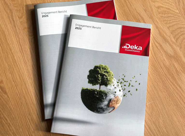 Abbildung des Deka Engagementberichts 2025