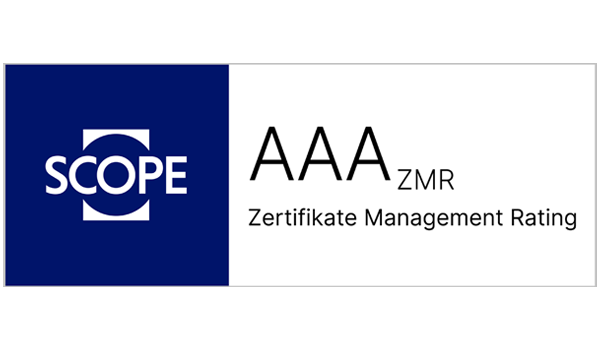 Scope Zertifikate Management Rating 2024